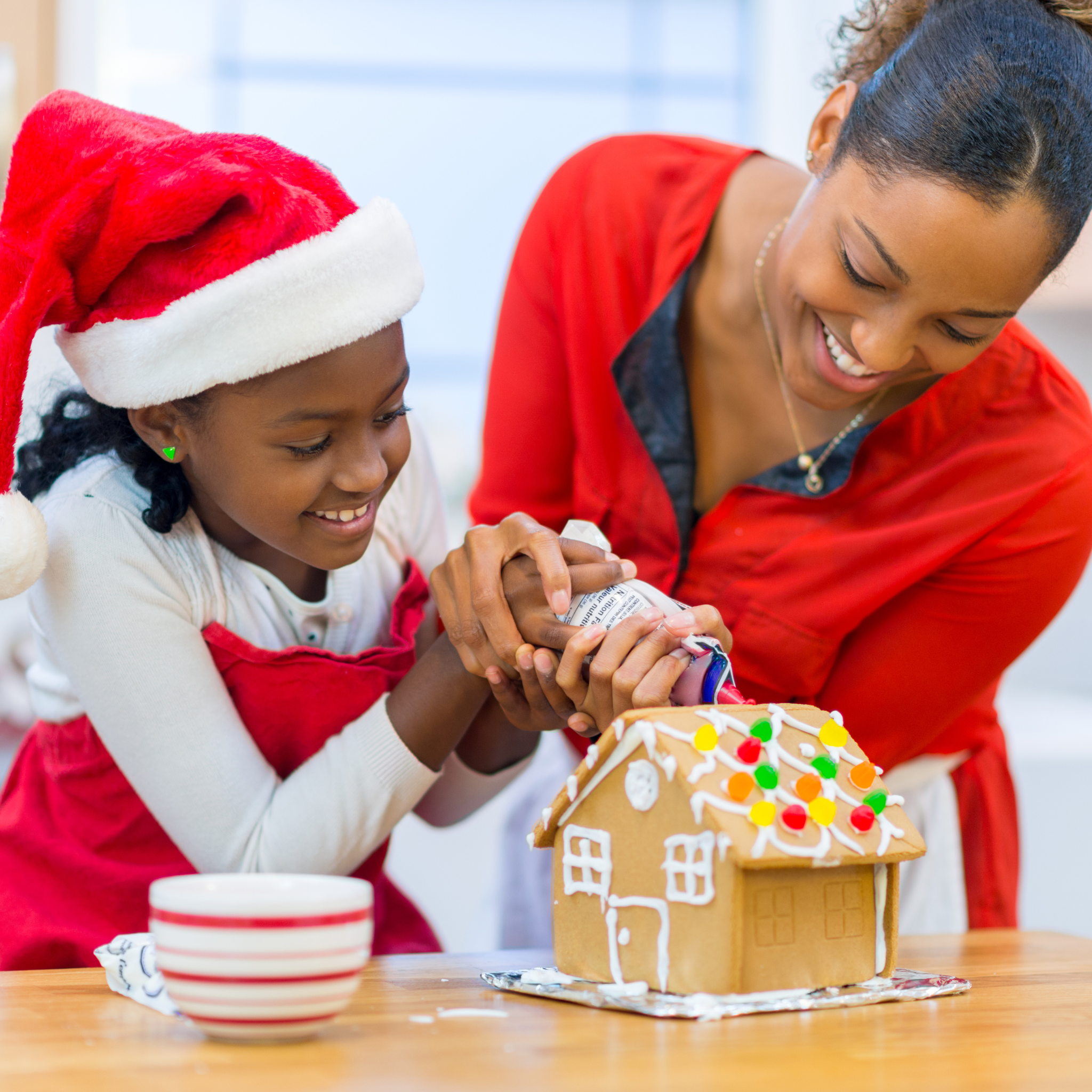 Making gingerbread cookies